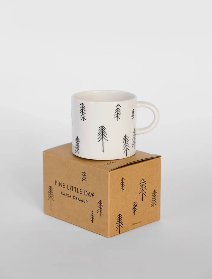 TALL CUP WITH EAR, WHITE