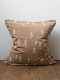 TALL EMBROIDERED CUSHION COVER, BROWN
