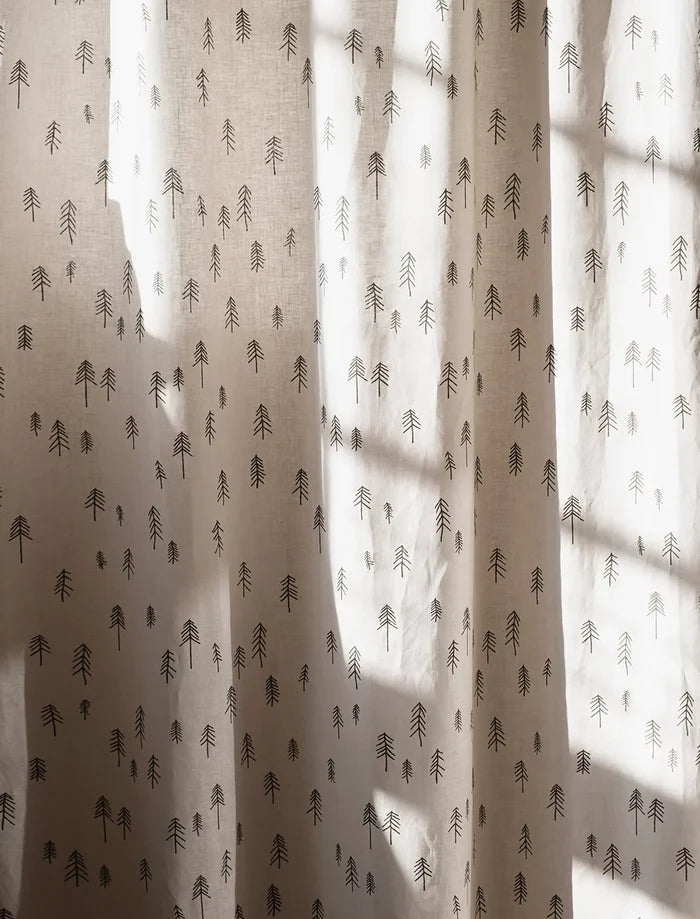 TALL LINEN CURTAIN