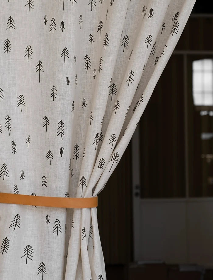 TALL LINEN CURTAIN