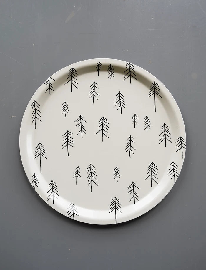 TALL TRAY, NUDE/BLACK