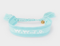 Teal Wwjd Embroidered Bracelet