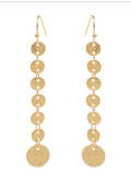 Textured Metal Linear Earrings