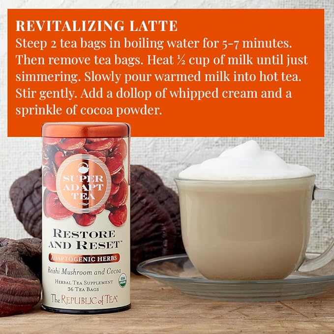 The Republic of Tea SuperAdapt Restore and Reset Adaptogenic Tea 3
