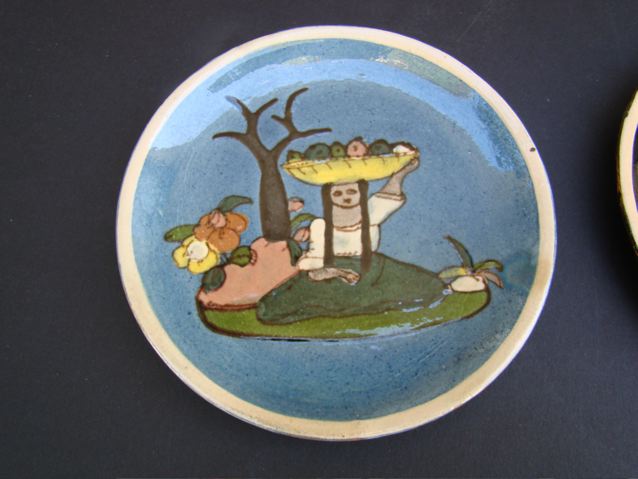 Tlaquepaque 1930’s 5.5″ Blue Plate