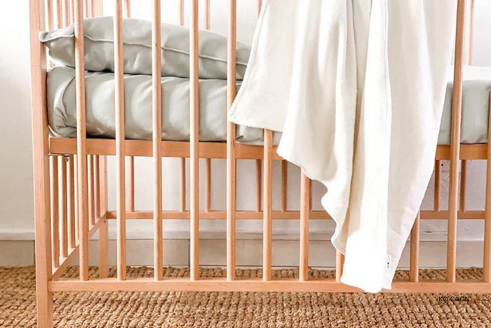 Toddler duvet cover SET - soft cotton knit jersey (100x140cm, 40x30cm)