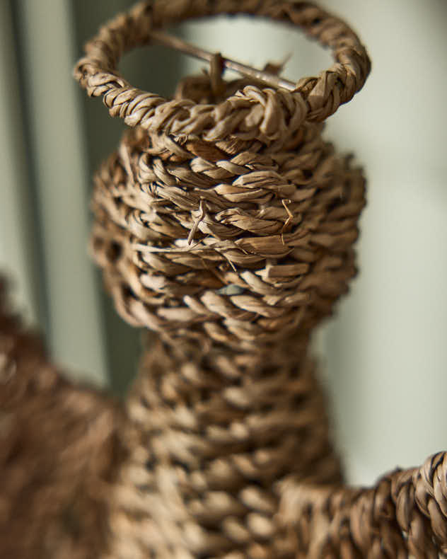 Traditional Rattan Angel Decoration