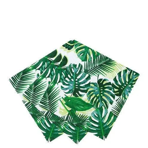 Tropical Leaf Paper Party Napkins