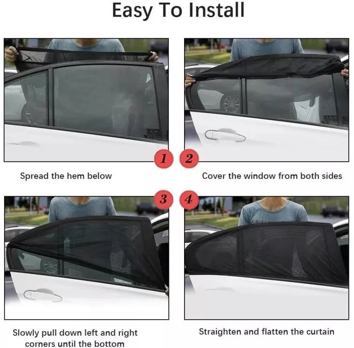 Universal Car Sun Shades (Pack of 4) -OC