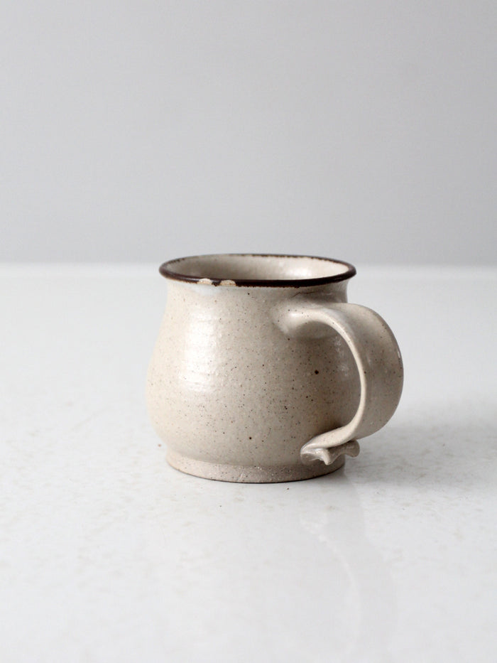 vintage studio pottery mug