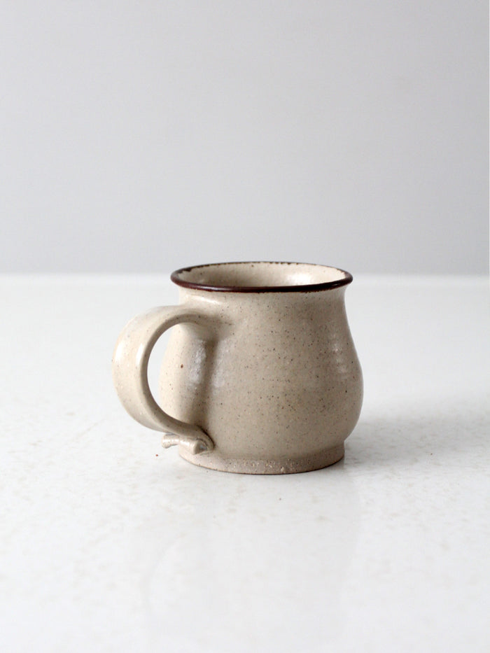 vintage studio pottery mug