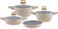 VIVALDI - NON-STICK CERAMIC 7 PCS TEFLON TITANIUM COOKWARE SET