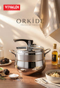 Vivaldi Orkide Stainless Steel Pressure Cooker – 10L