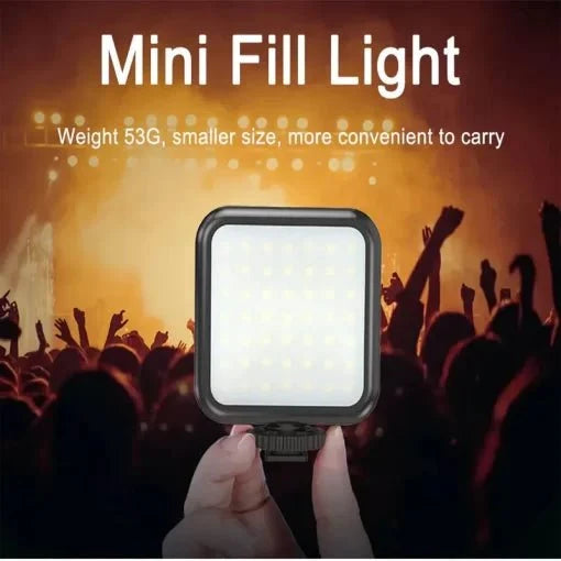 Vlogging Tripod with Microphone & LED - iamlazy.store