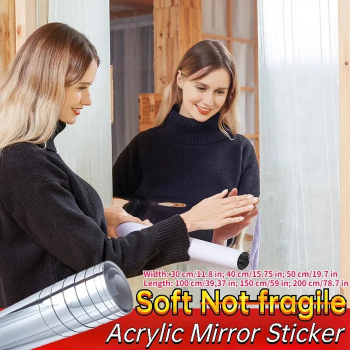 Wall Mirror Sticker (Large) - iamlazy.store
