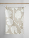 WATER LILIES TEA TOWEL, SAND