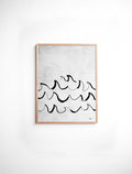 WAVE POSTER - 30×40 cm