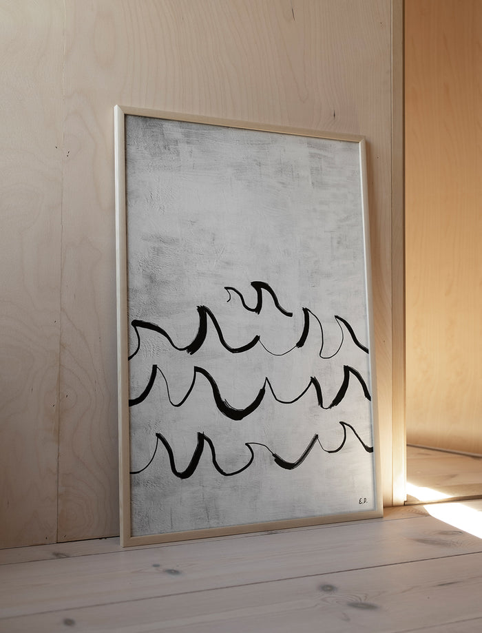 WAVE POSTER - 30×40 cm
