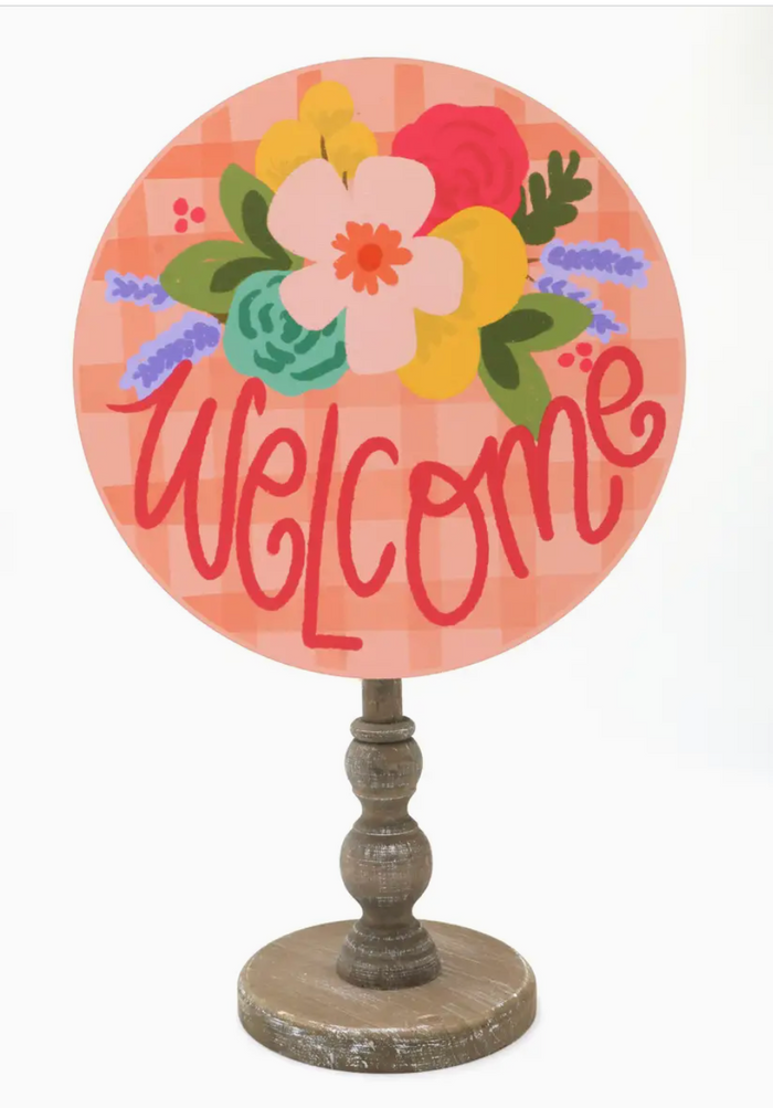 Welcome Pink Topper