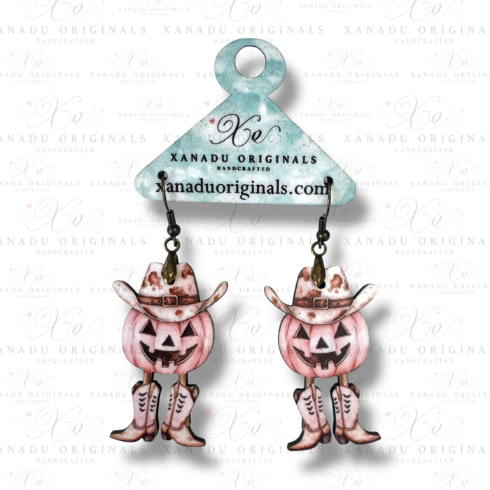 Western Pumpkin Earrings