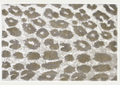 White Leopard Simple Spaces 21" x 33"