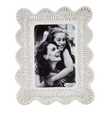 White Woven Frame