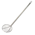 Mesh skimmer with a 36-in handle on a white background.
