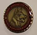 WORKING DOG K9 Handler Doggie Military Challenge Coin