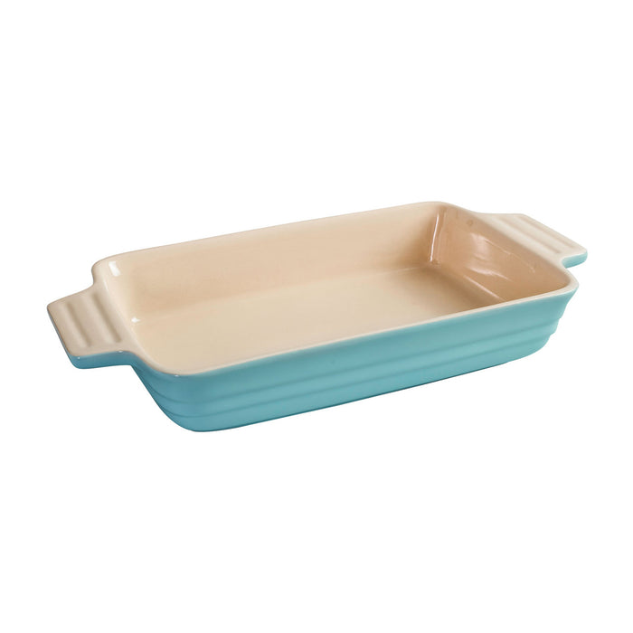 XLarge Rectangular Baker 34 x 24 x 7cm/4L Duck Egg Blue