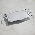 ZINCIR WITH LEG MIRROR FINISH - TRAY SET - 2-PIECE